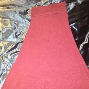 Long flow skirt
